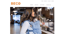 Desktop Screenshot of becobabycarrier.co.uk